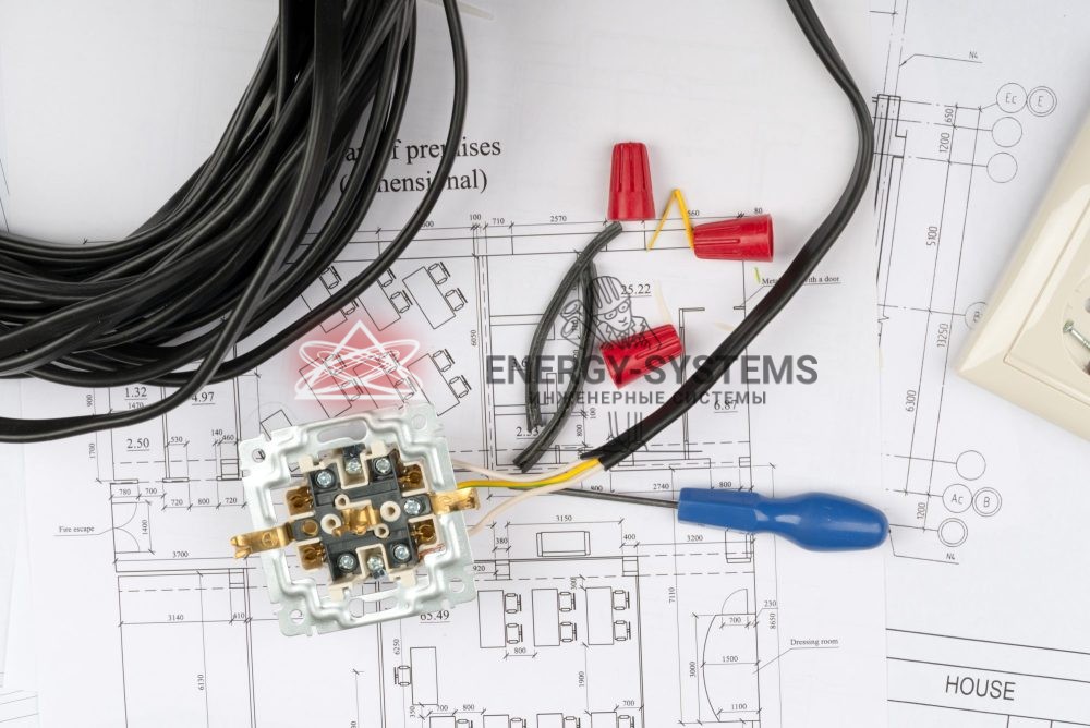 кабели и чертежи для проекта электрики