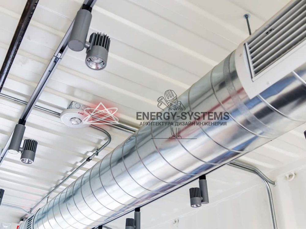 Проект вентиляции лаборатории Вентиляция вид на потолку