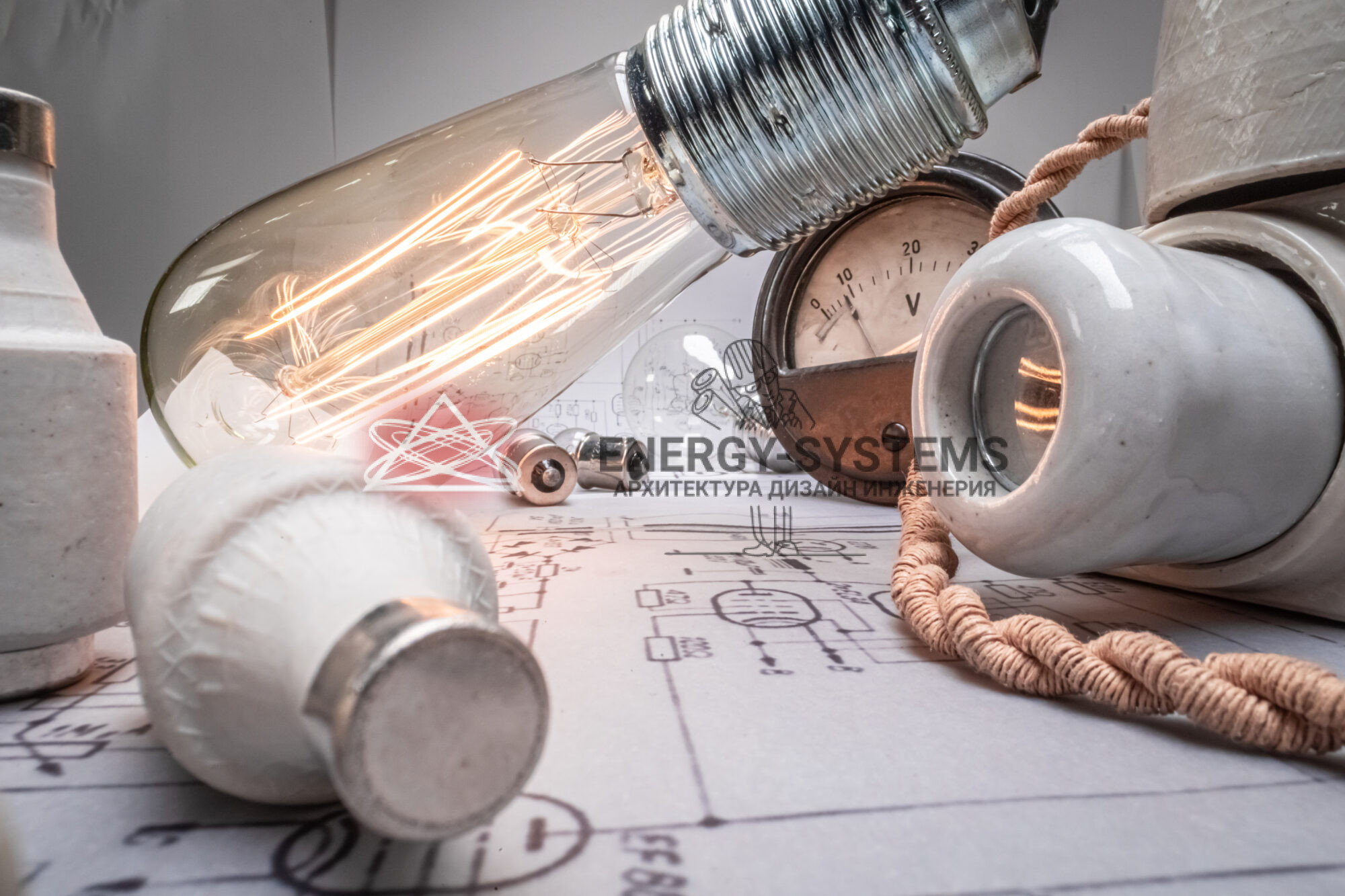 Процесс создания схемы освещения