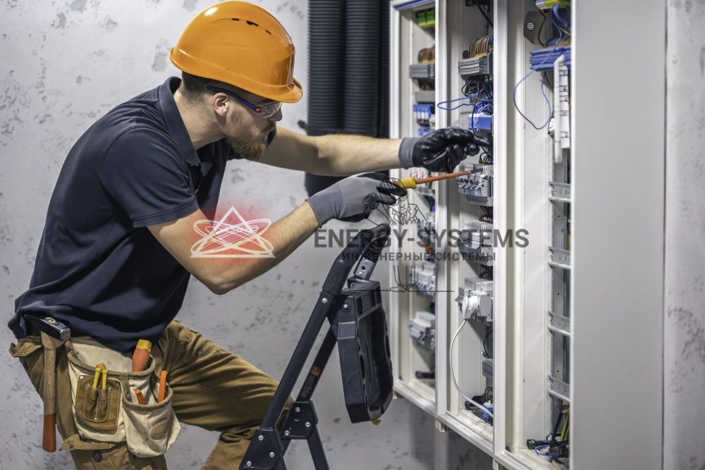 монтаж электрики в щите