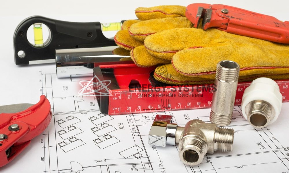 чертежи проекта отопления и инструмент