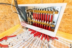 теплые полы и гребенки отопления