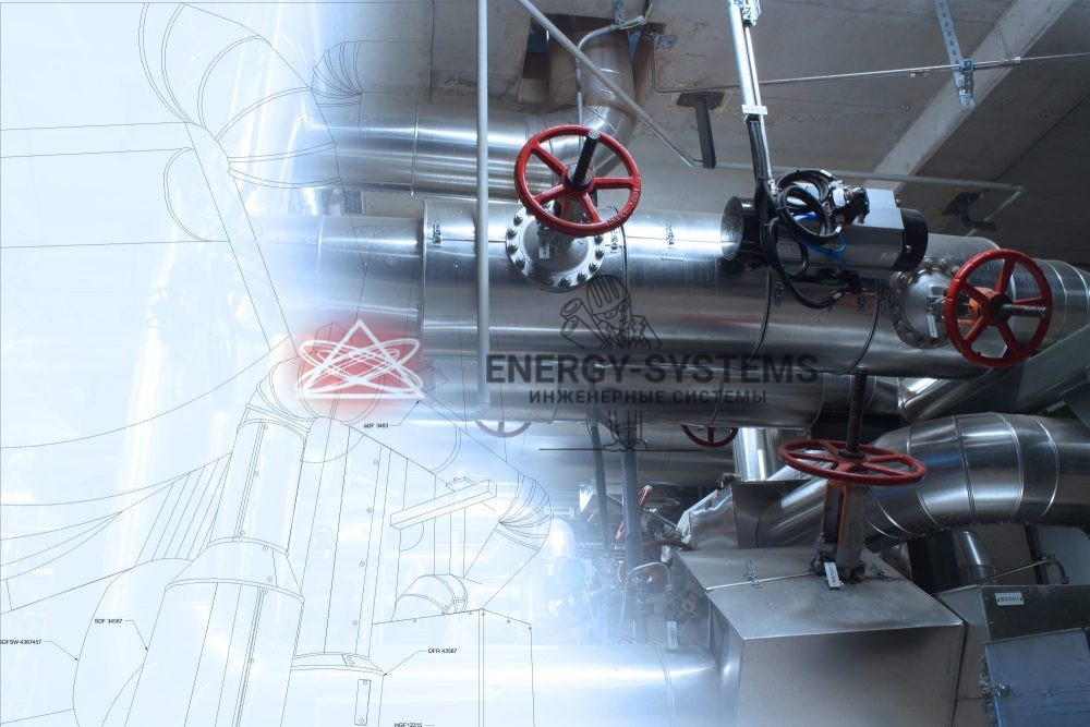 коллаж вентиляции и воздуховодов