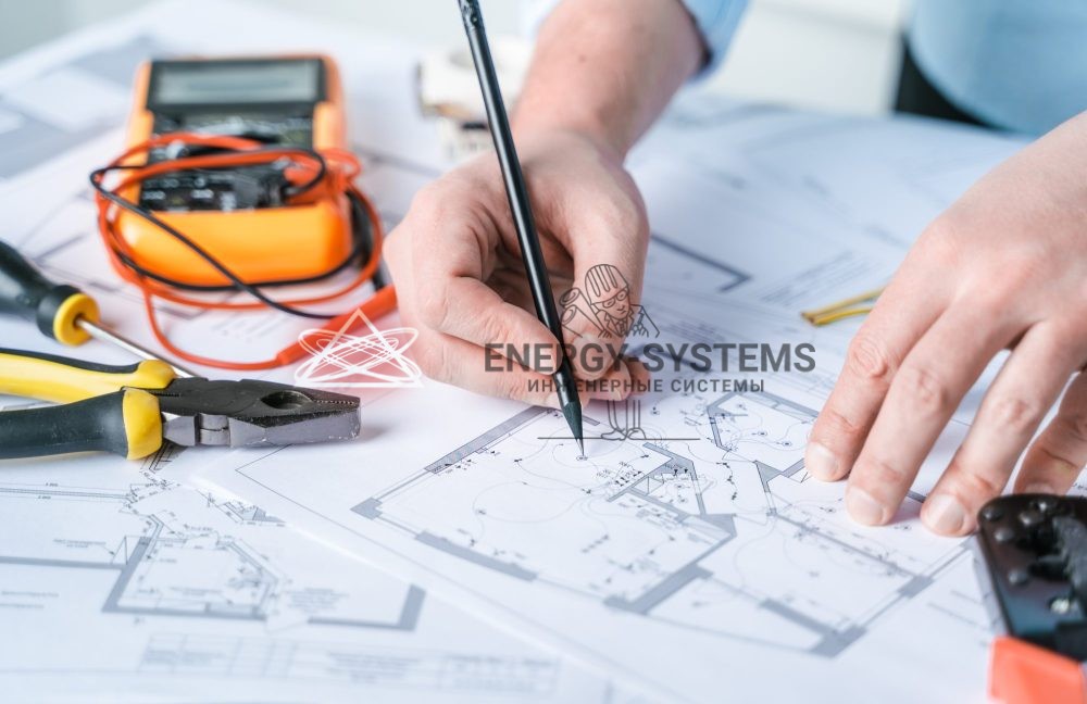 доработка чертежей проекта и электроприбор
