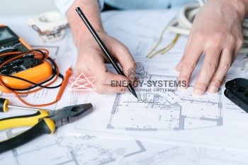 проработка чертежей проекта и электроприбор