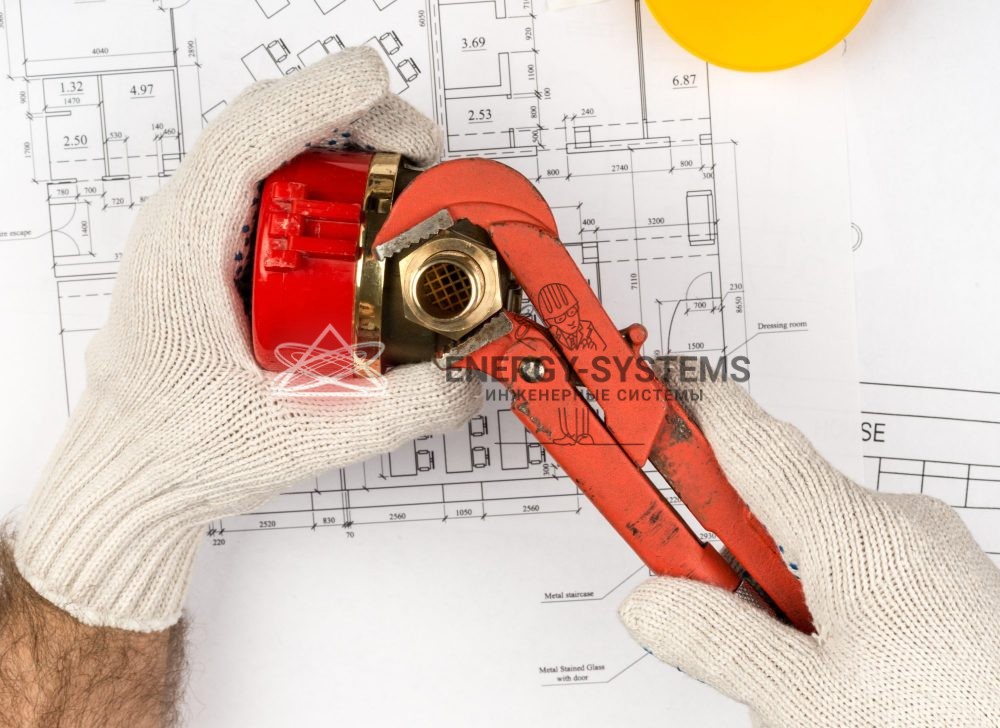 соединение над проектом водоснабжения