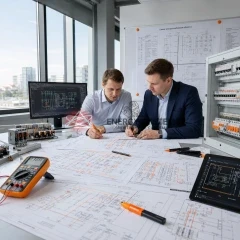 схема внутреннего электроснабжения помещений
