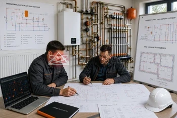 полный комплект документации по отоплению