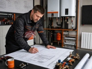 рабочий чертеж системы по отоплению