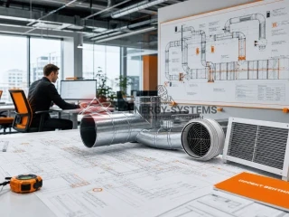 вентиляция технический чертеж инженерного распределения воздуха