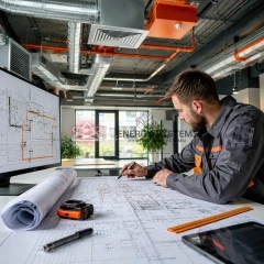 вентиляция чертеж сети воздушных каналов