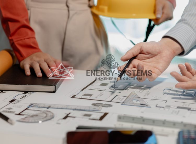 Совместный проект: Инженеры и архитекторы обсуждают системы жизнеобеспечения