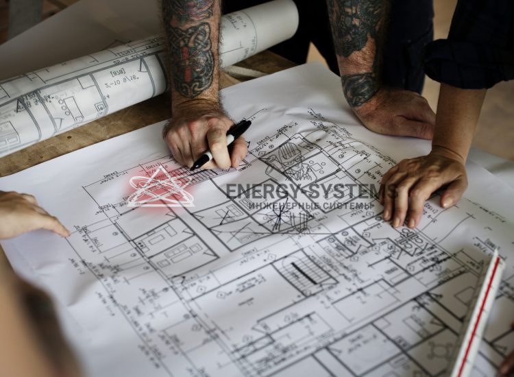 Работа архитектора над проектом инженерных систем