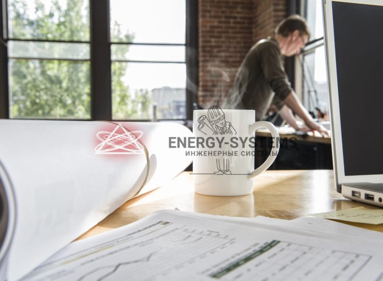 Проектирование инженерных систем: чертежи на столе