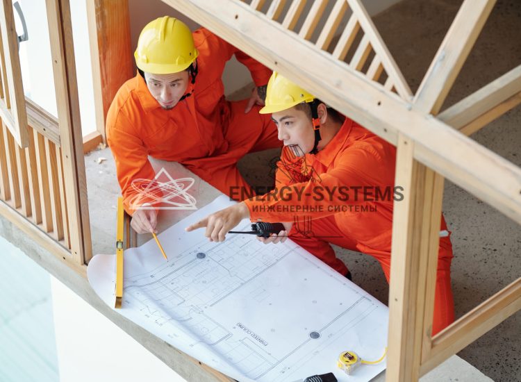 Обсуждение плана строительства: проект инженерных систем