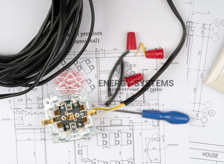 кабели и чертежи для проекта электрики