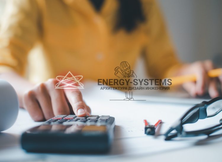 женщина делает расчет на калькуляторе для проекта