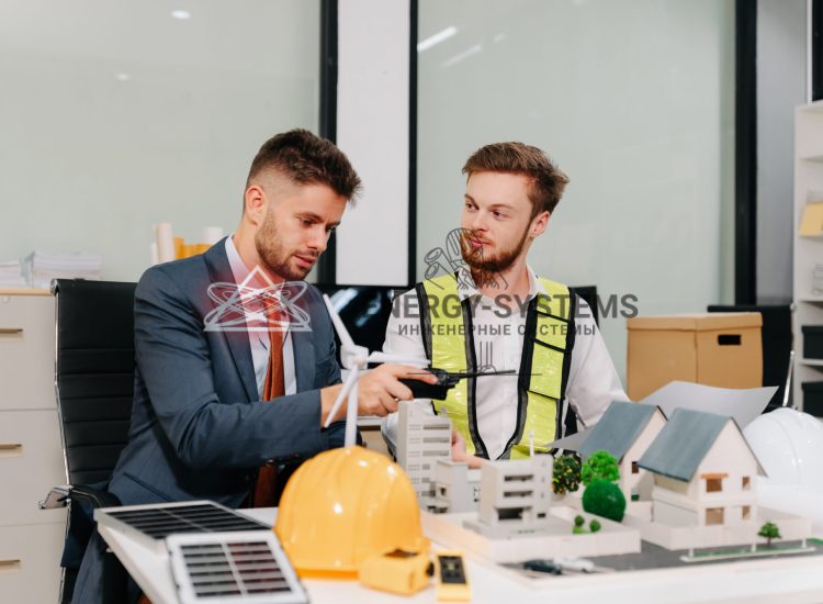 Проект инженерных систем: команда обсуждает детали