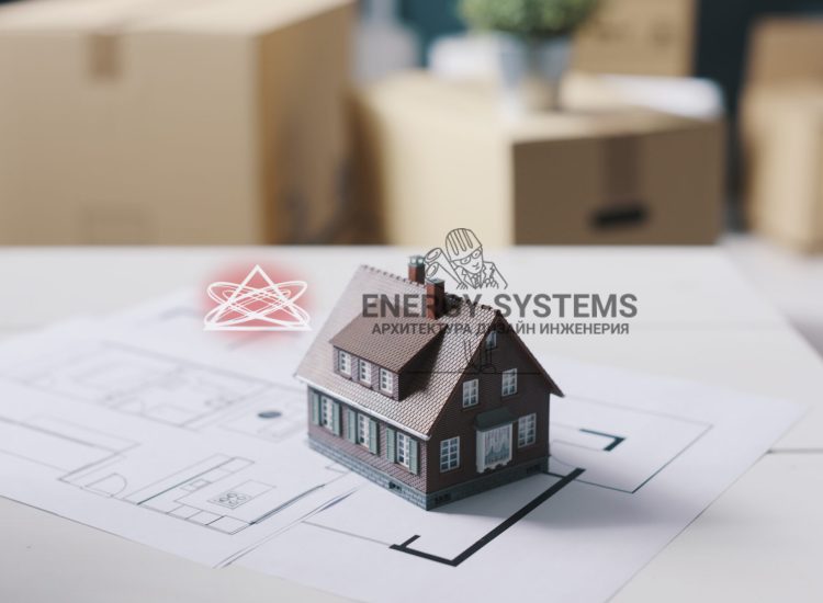 чертежи проекта дома и его макет