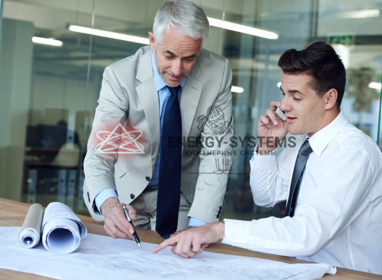 Потрясающий новый проект инженерных систем в процессе создания чертежей