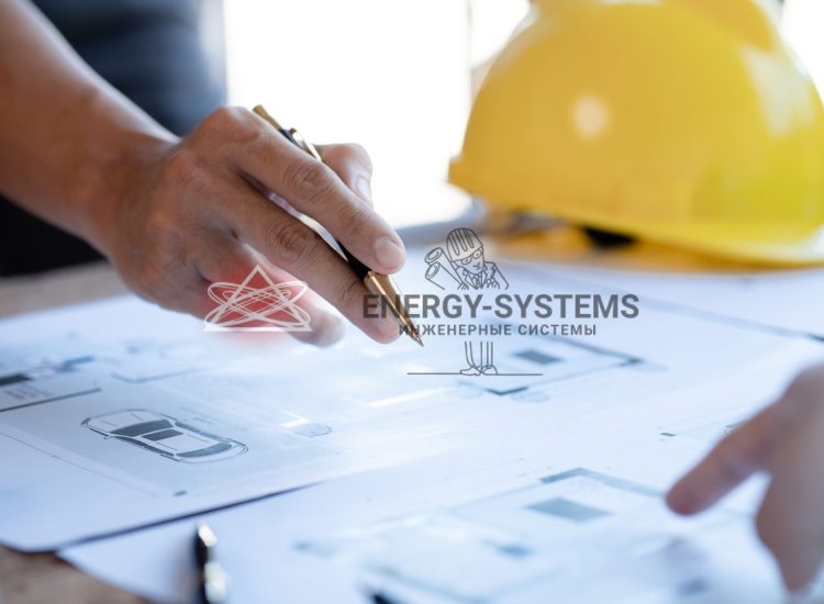 инженеры обсуждают проектную документацию