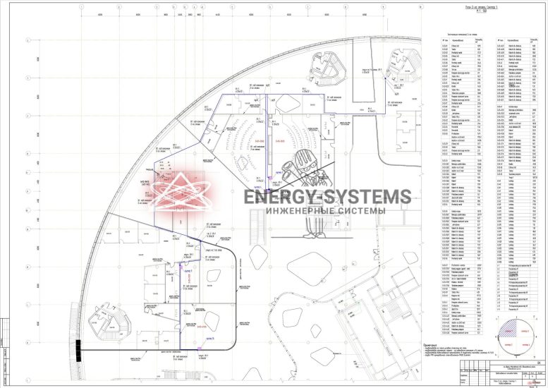 План 2 этажа сектор 1 Водоснабжение