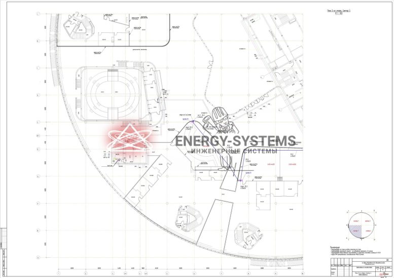 План 2 этажа сектор 3 Водоснабжение