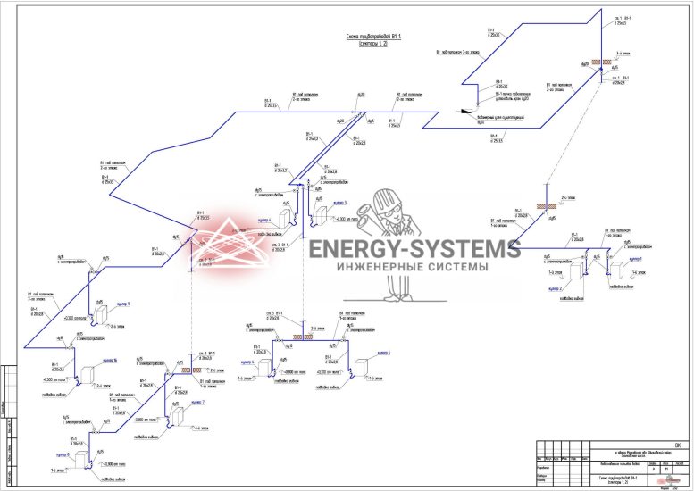 Схема трубопроводов