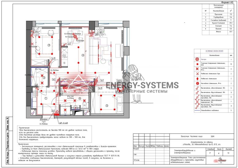 Экспликация помещений