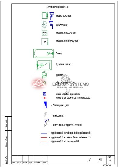 Условные обозначения