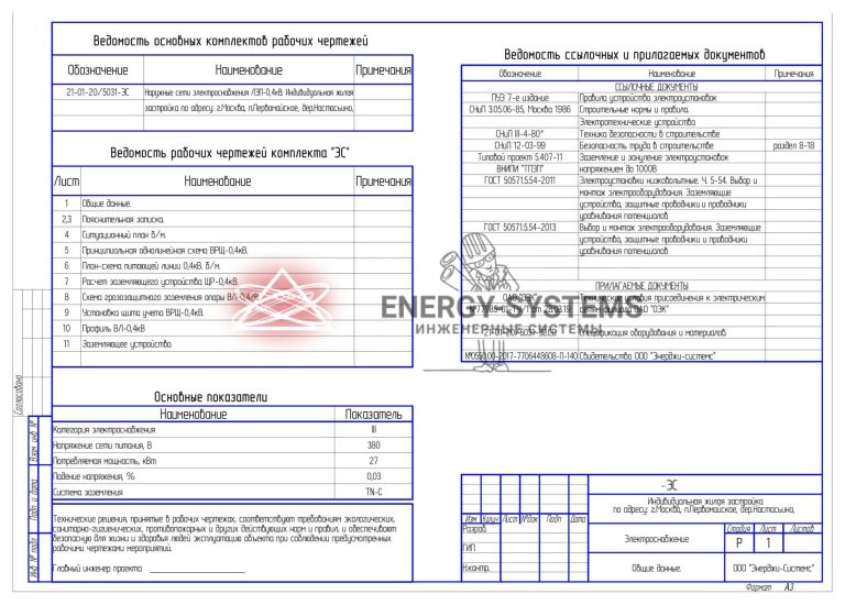 Электроснабжение ЛЭП 0,4 кВ_02