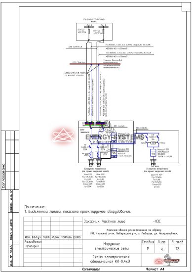 Наружные электрические сети КЛ-0,4 кВ_05